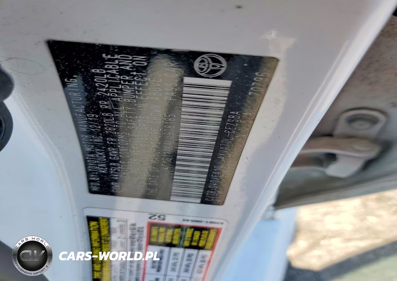 2020 Toyota Camry Se VIN:4T1G11AK4LU908185 - 12