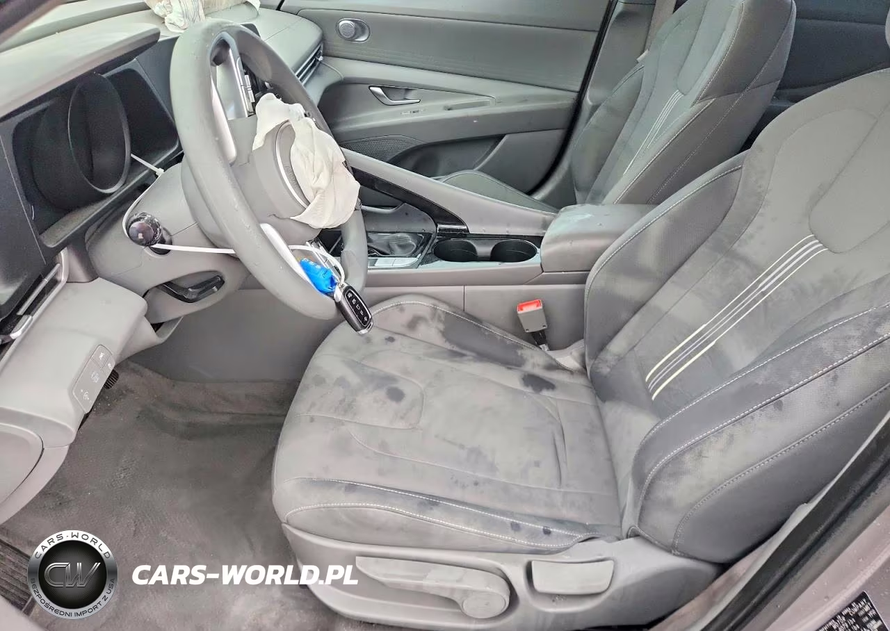 2022 Hyundai Elantra Blue VIN:KMHLM4AJ6NU028803 - 7
