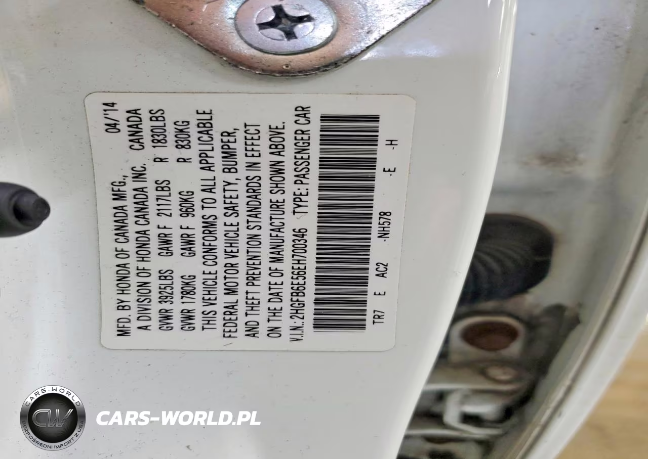 2014 Honda Civic Si VIN:2HGFB6E56EH700346 - 12