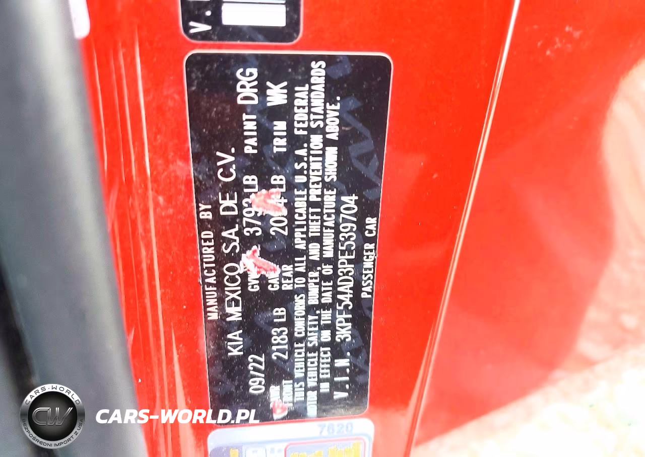 2023 Kia Forte Gt Line VIN:3KPF54AD3PE539704 - 12