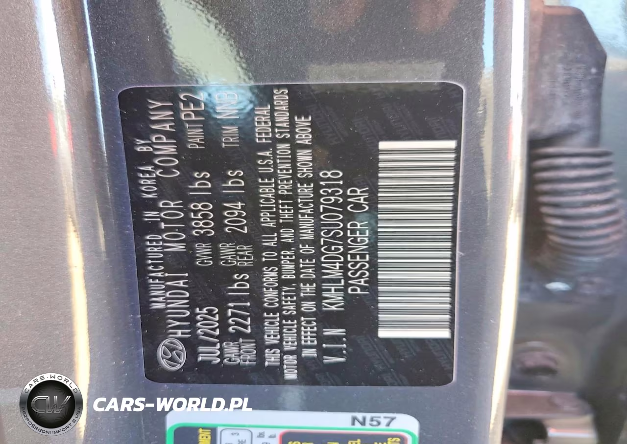 2025 Hyundai Elantra Sel Sport VIN:KMHLM4DG7SU079318 - 12