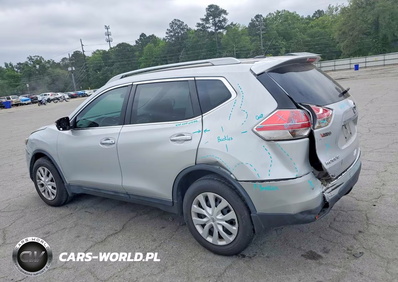 2016 Nissan Rogue S VIN:5N1AT2MT5GC925051 - 2
