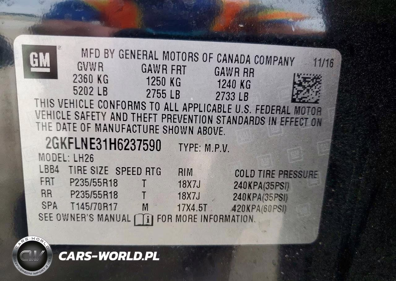 2017 GMC Terrain Sle VIN:2GKFLNE31H6237590 - 14