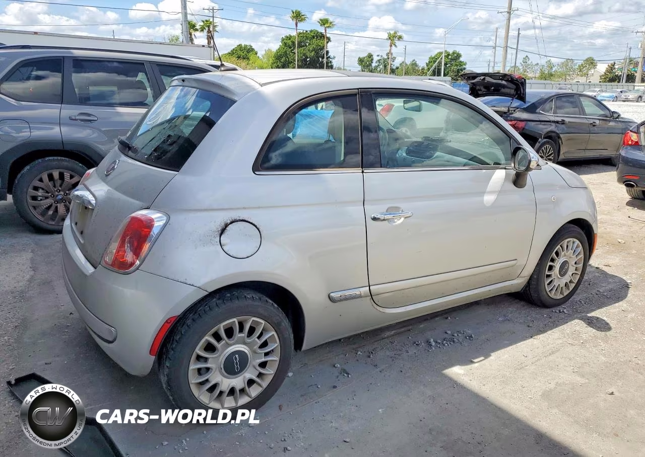 2012 Fiat 500 Lounge VIN:3C3CFFCR6CT110586 - 3