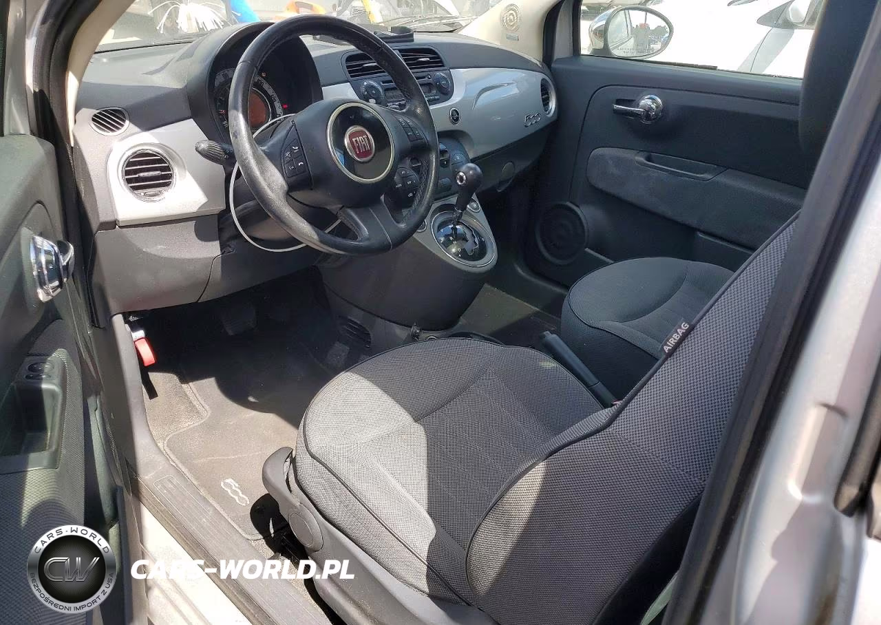 2012 Fiat 500 Lounge VIN:3C3CFFCR6CT110586 - 8