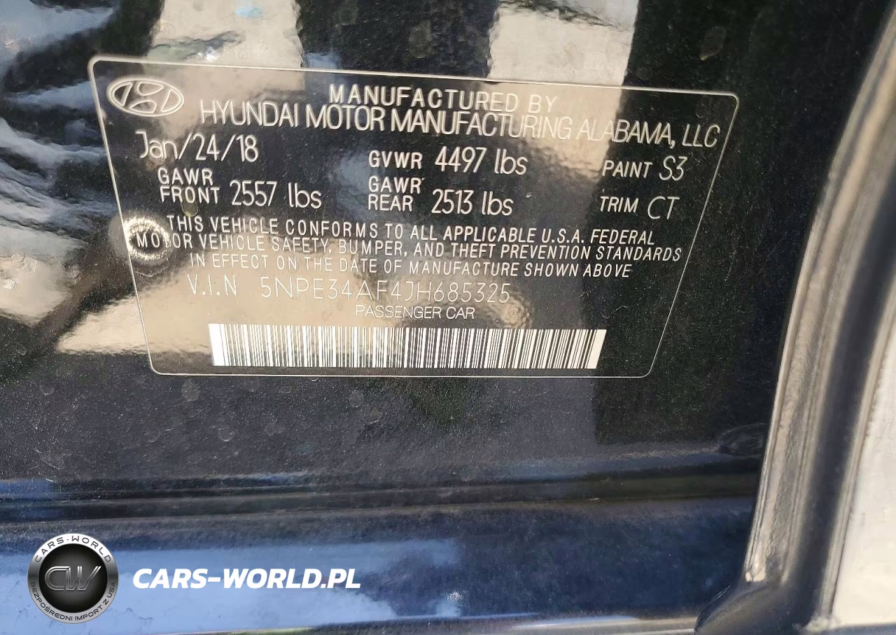 2018 Hyundai Sonata Limited VIN:5NPE34AF4JH685325 - 12