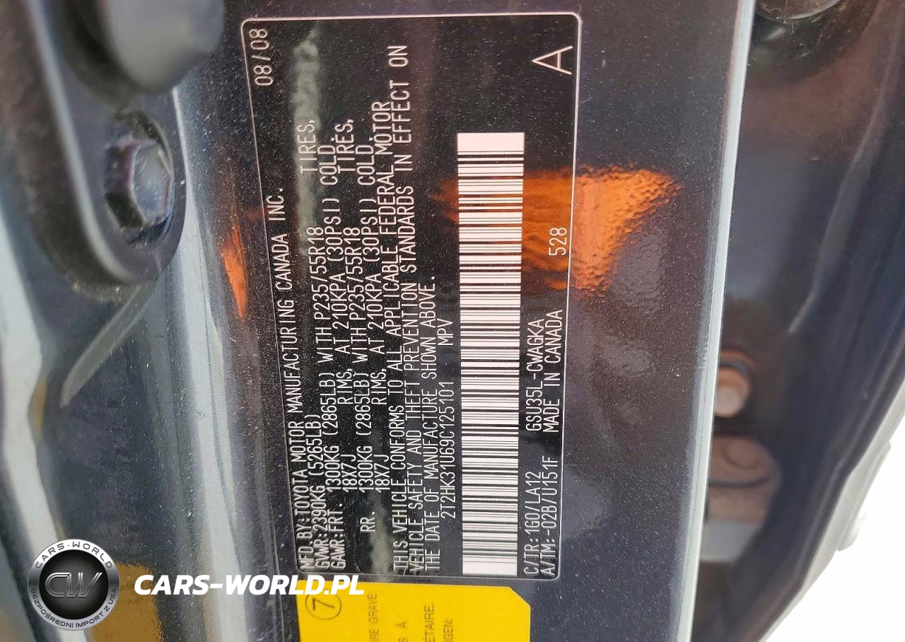 2009 Lexus Rx 350 VIN:2T2HK31U69C125101 - 13