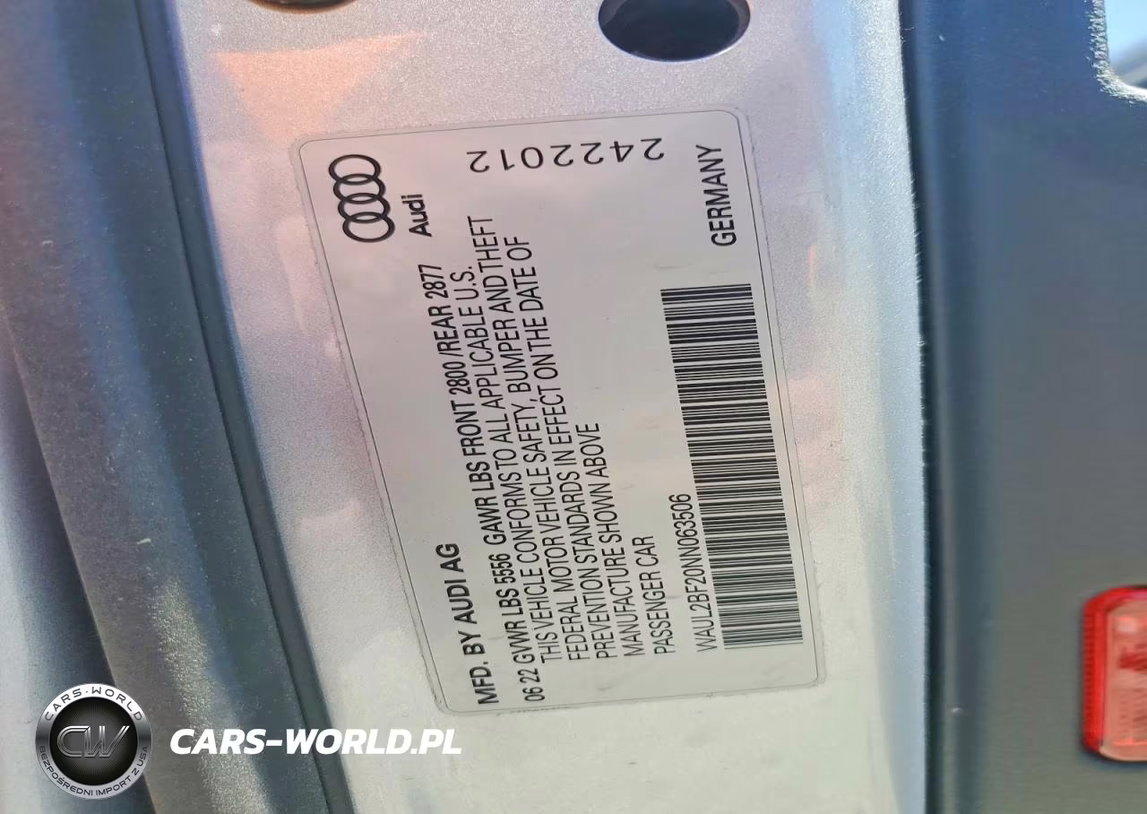 2022 Audi A6 Premium Plus VIN:WAUL2BF20NN063506 - 12