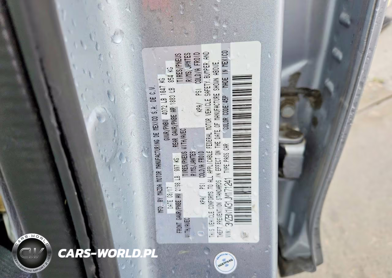 2018 Mazda 3 Grand Touring VIN:3MZBN1W31JM171241 - 12