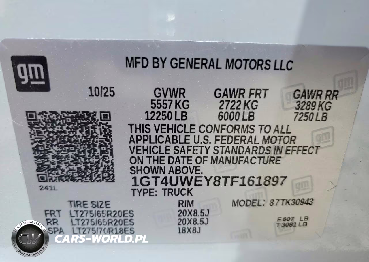 2026 GMC Sierra K3500 Denali VIN:1GT4UWEY8TF161897 - 12