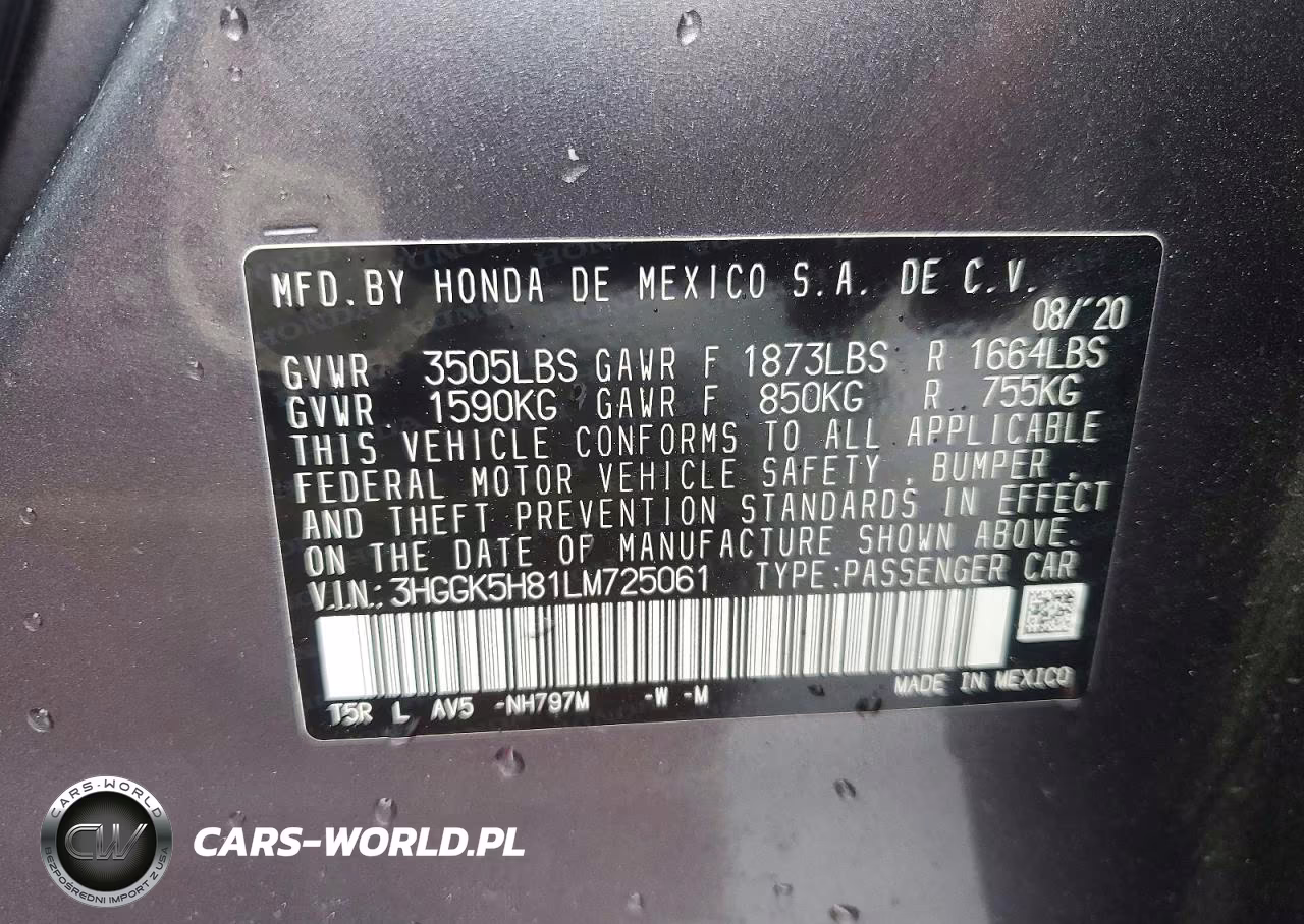 2020 Honda Fit Ex VIN:3HGGK5H81LM725061 - 12
