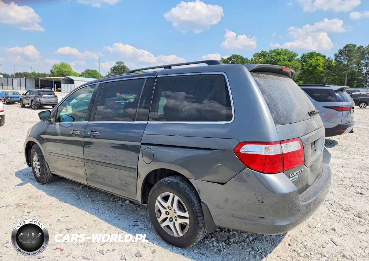 2007 Honda Odyssey Exl VIN:5FNRL38627B437051 - 2