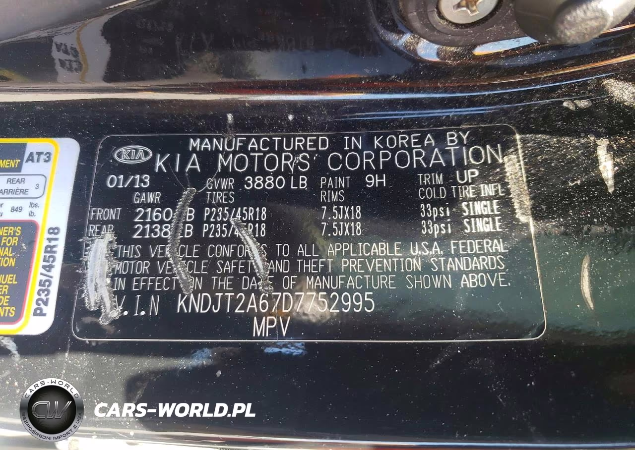 2013 Kia Soul ! VIN:KNDJT2A67D7752995 - 13