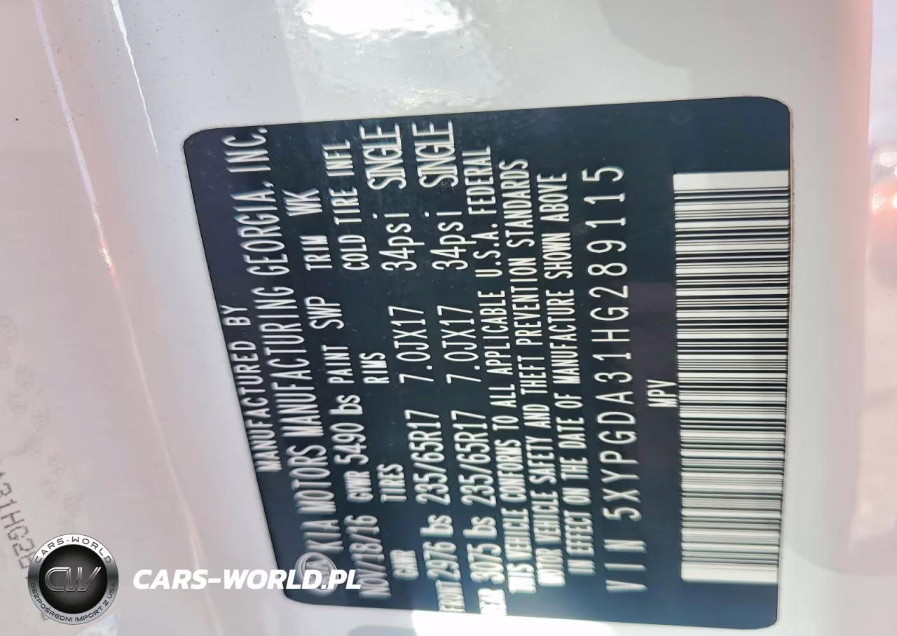 2017 Kia Sorento Lx VIN:5XYPGDA31HG289115 - 13