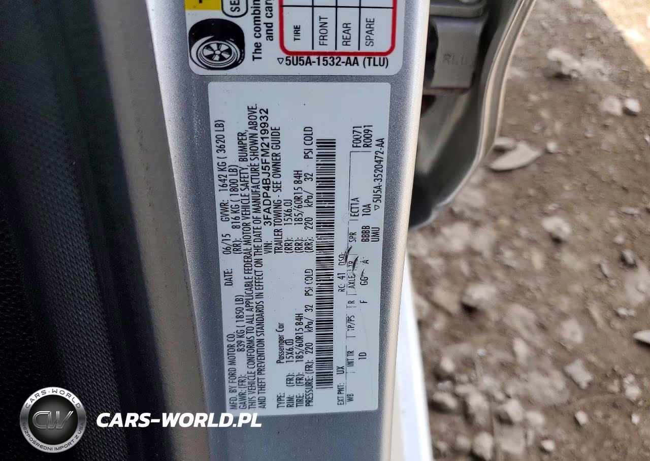 2015 Ford Fiesta Se VIN:3FADP4BJ5FM219932 - 12