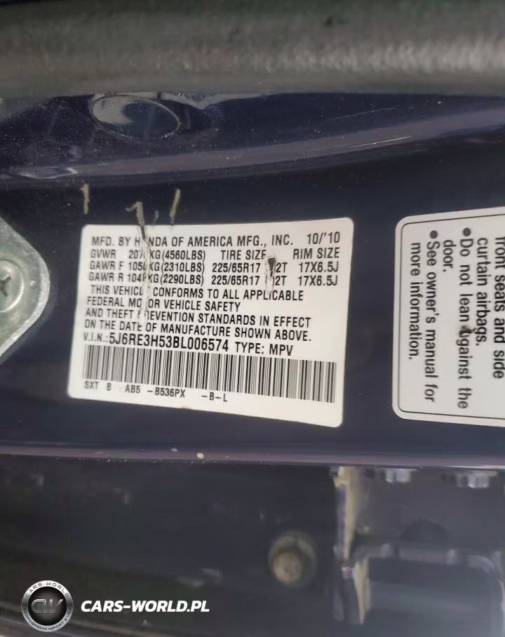 2011 Honda Cr-V Ex VIN:5J6RE3H53BL006574 - 14