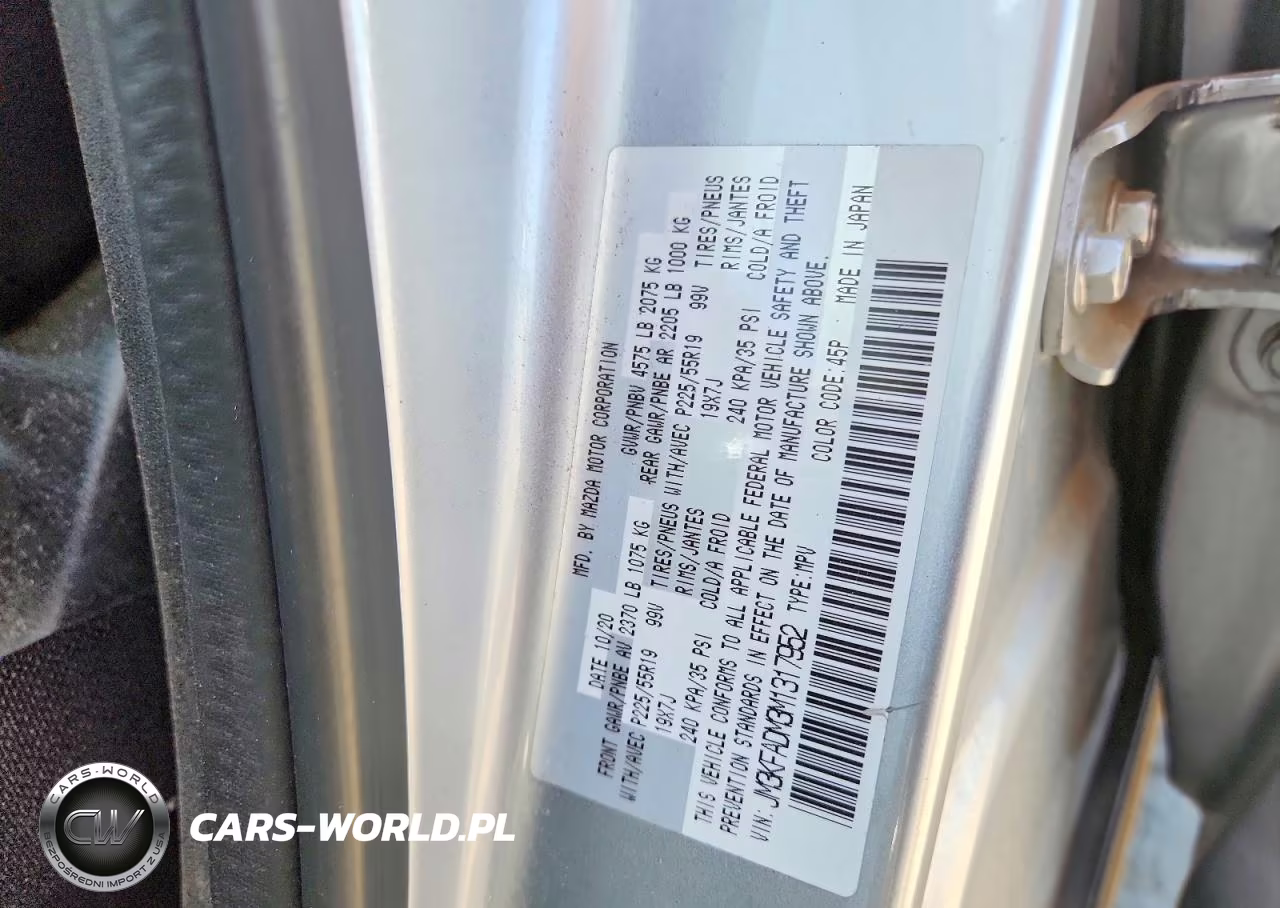 2021 Mazda Cx-5 Grand Touring VIN:JM3KFADM3M1317952 - 14