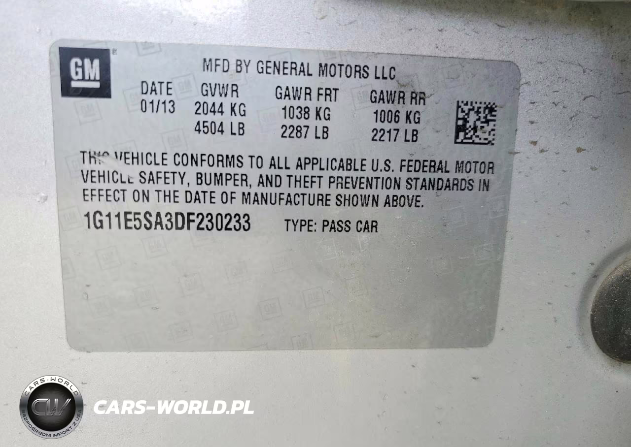 2013 Chevrolet Malibu 2Lt VIN:1G11E5SA3DF230233 - 12