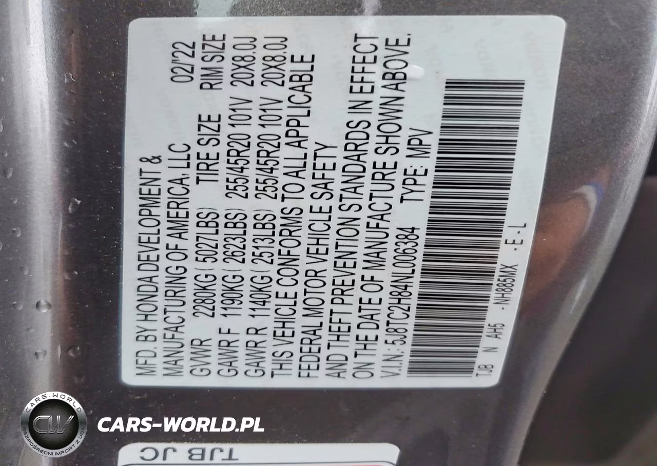 2022 Acura Rdx A-Spec Advance VIN:5J8TC2H84NL006384 - 12