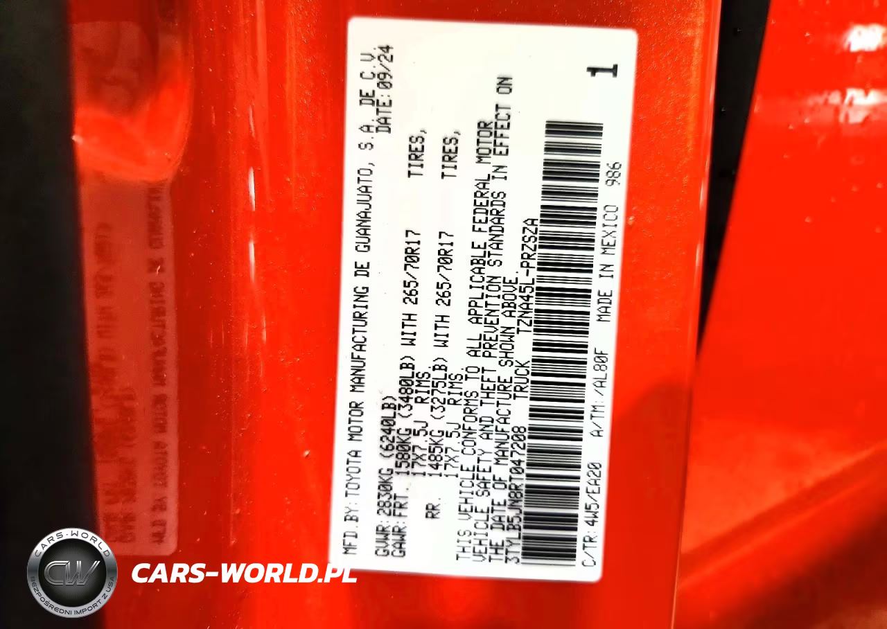 2024 Toyota Tacoma Trd Off-Road VIN:3TYLB5JN8RT047208 - 12