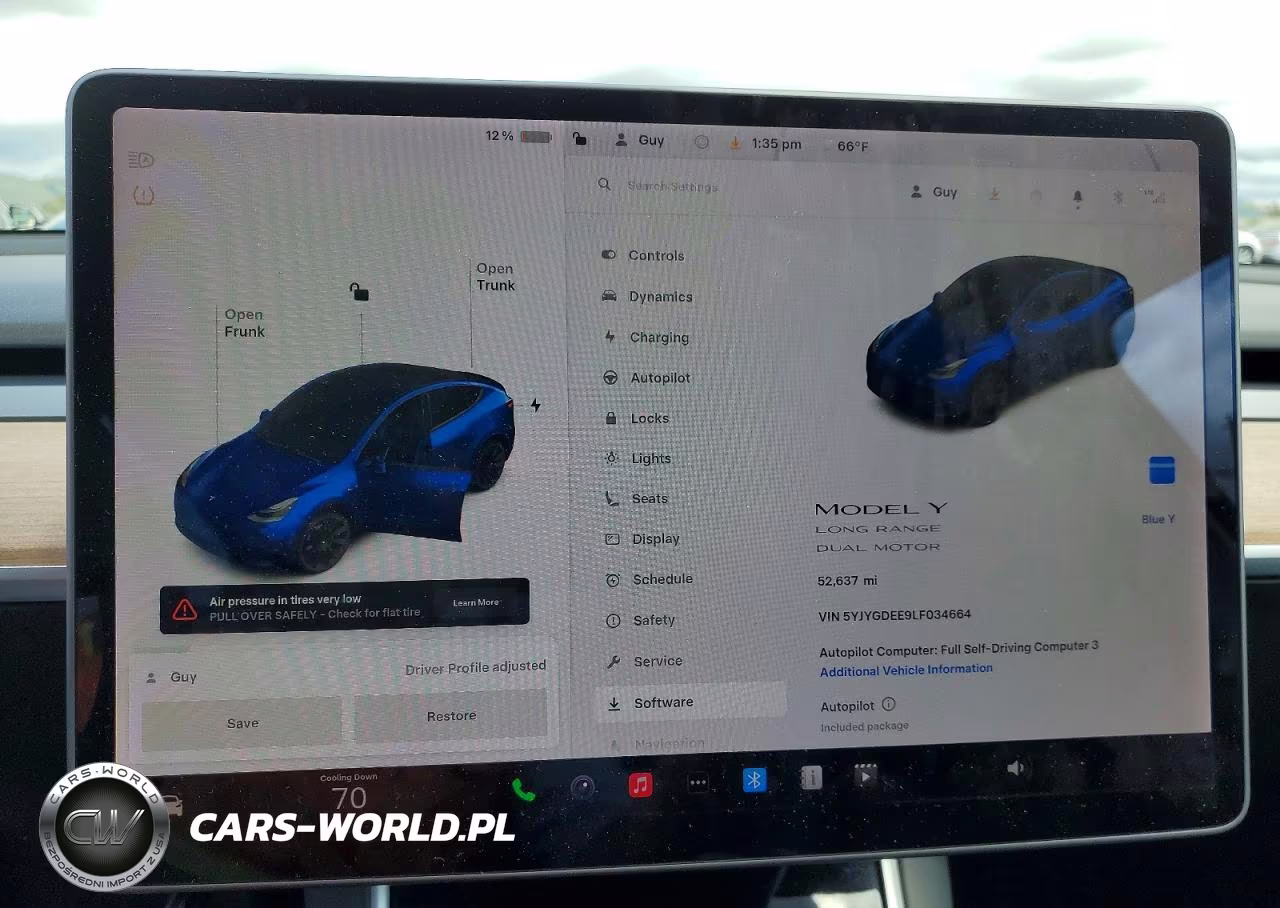 2020 Tesla Model Y VIN:5YJYGDEE9LF034664 - 9