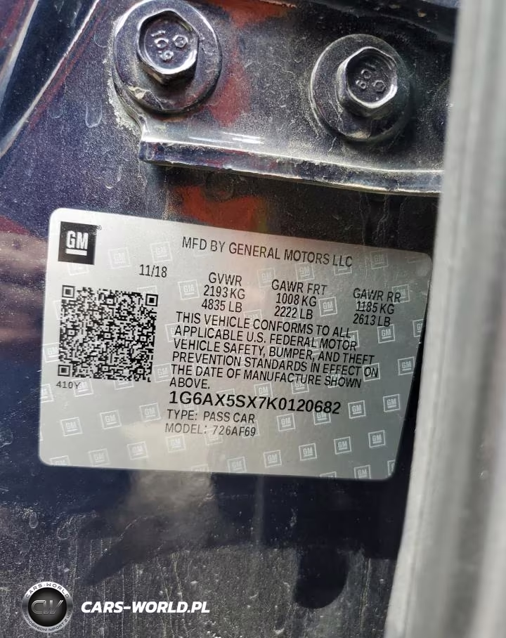 2019 Cadillac Cts Luxury VIN:1G6AX5SX7K0120682 - 12