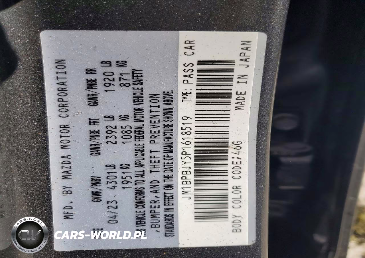 2023 Mazda 3 VIN:JM1BPBJY5P1618519 - 13