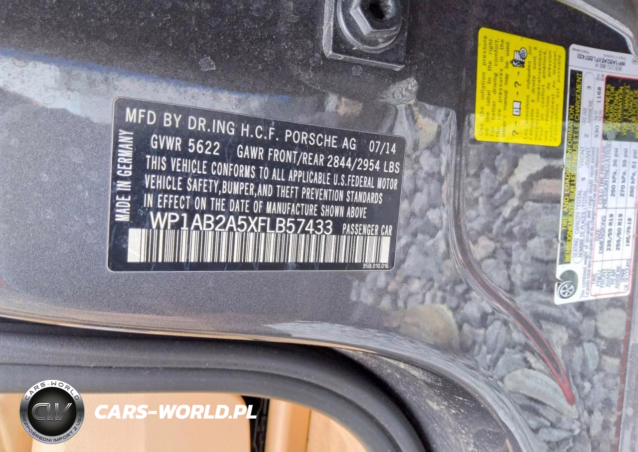 2015 Porsche Macan S VIN:WP1AB2A5XFLB57433 - 13