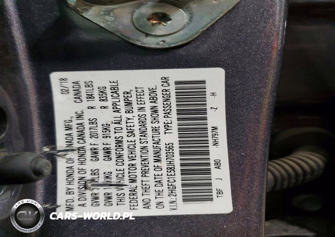 2018 Honda Civic Si VIN:2HGFC1E58JH703565 - 12