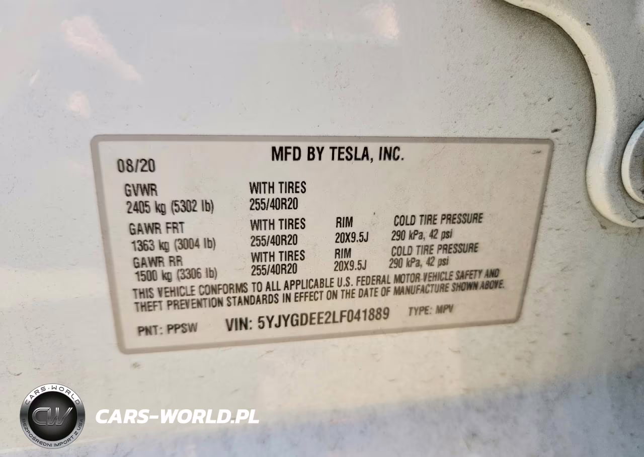 2020 Tesla Model Y VIN:5YJYGDEE2LF041889 - 13