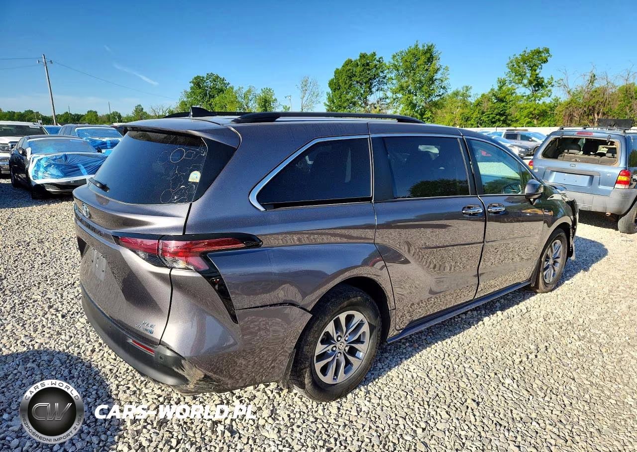 2022 Toyota Sienna Xle VIN:5TDJRKEC1NS123285 - 3