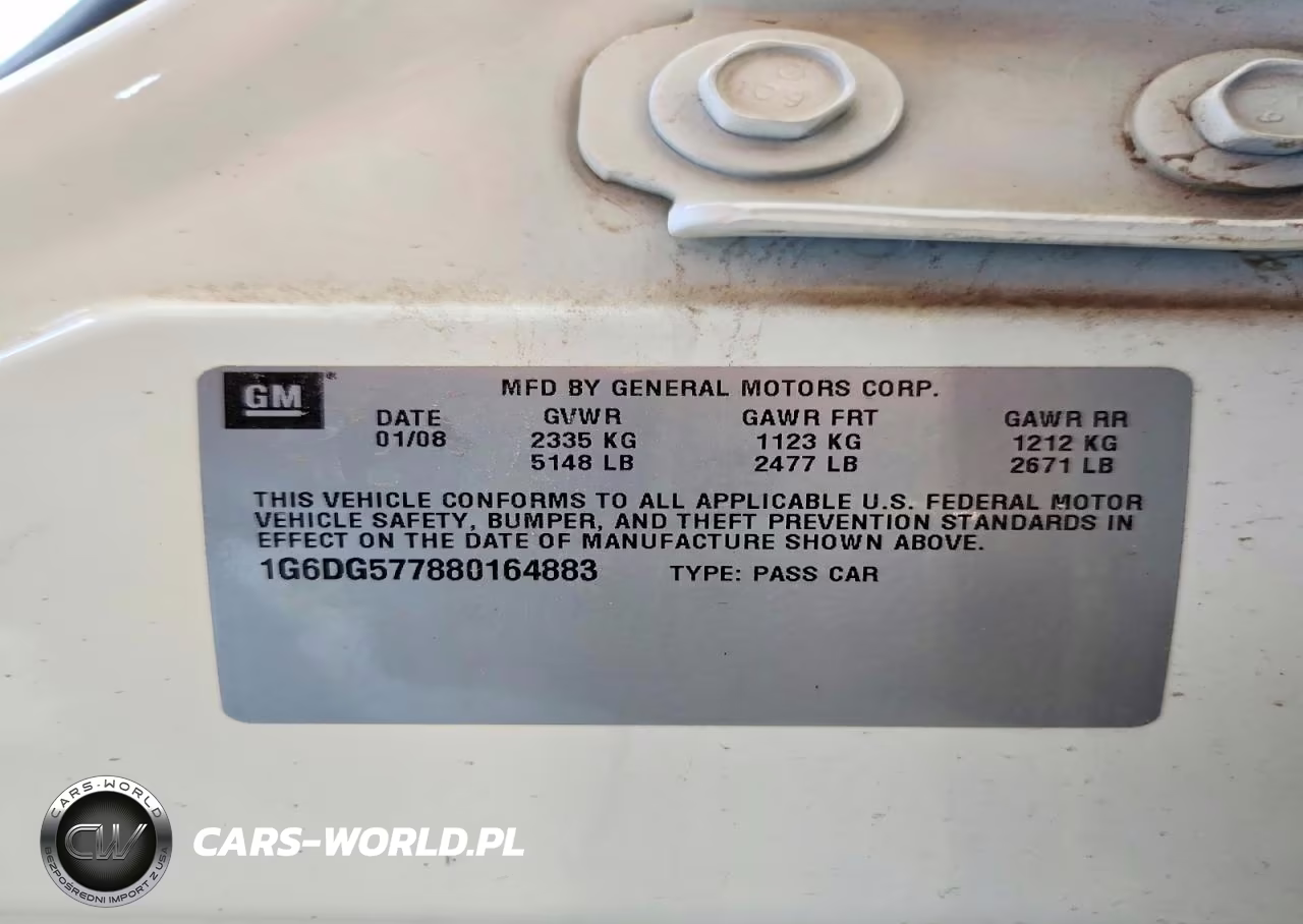 2008 Cadillac Cts VIN:1G6DG577880164883 - 12