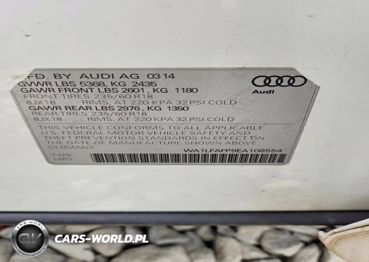 2014 Audi Q5 Premium Plus VIN:WA1LFAFP9EA108554 - 13