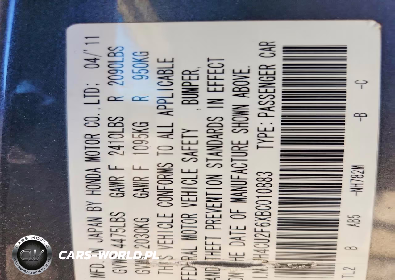 2011 Acura Tsx VIN:JH4CU2F6XBC010883 - 12