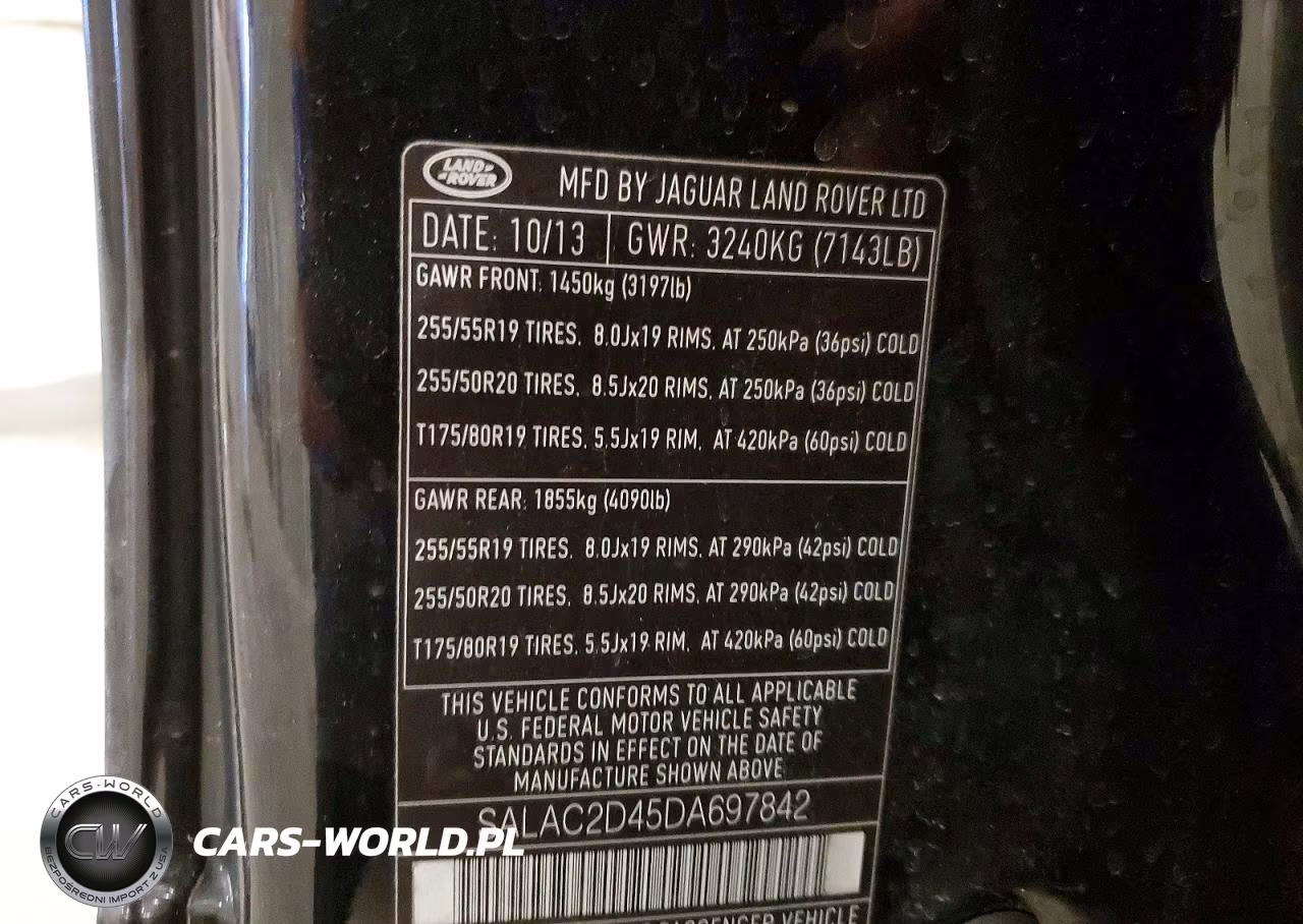 2013 Land Rover Lr4 VIN:SALAC2D45DA697842 - 13