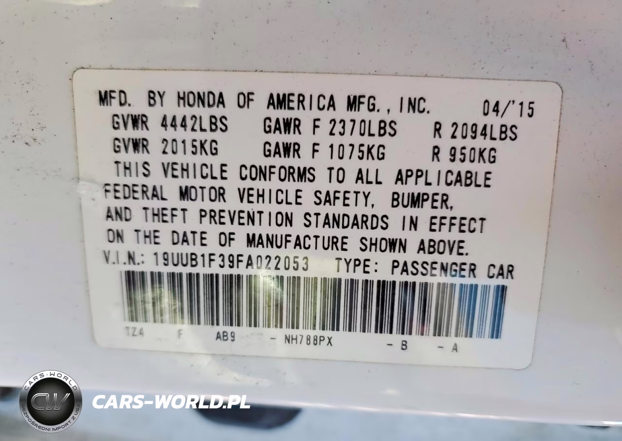 2015 Acura Tlx VIN:19UUB1F39FA022053 - 13