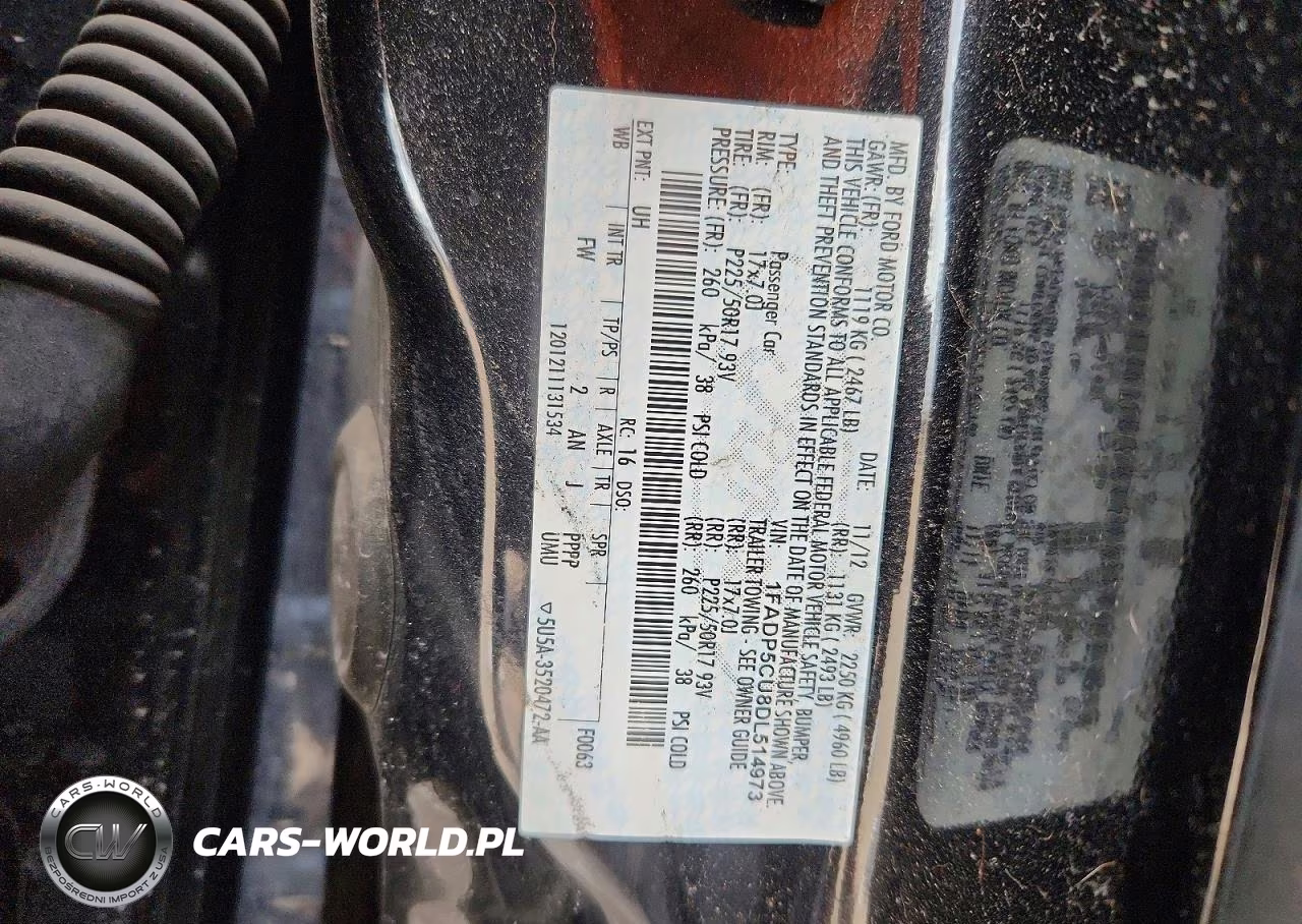 2013 Ford C-Max Premium VIN:1FADP5CU8DL514973 - 12
