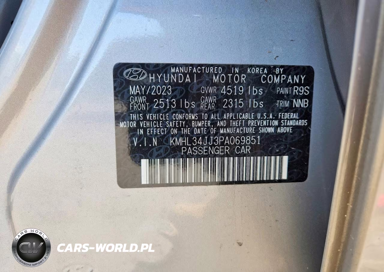 2023 Hyundai Sonata Hybrid Sel VIN:KMHL34JJ3PA069851 - 13