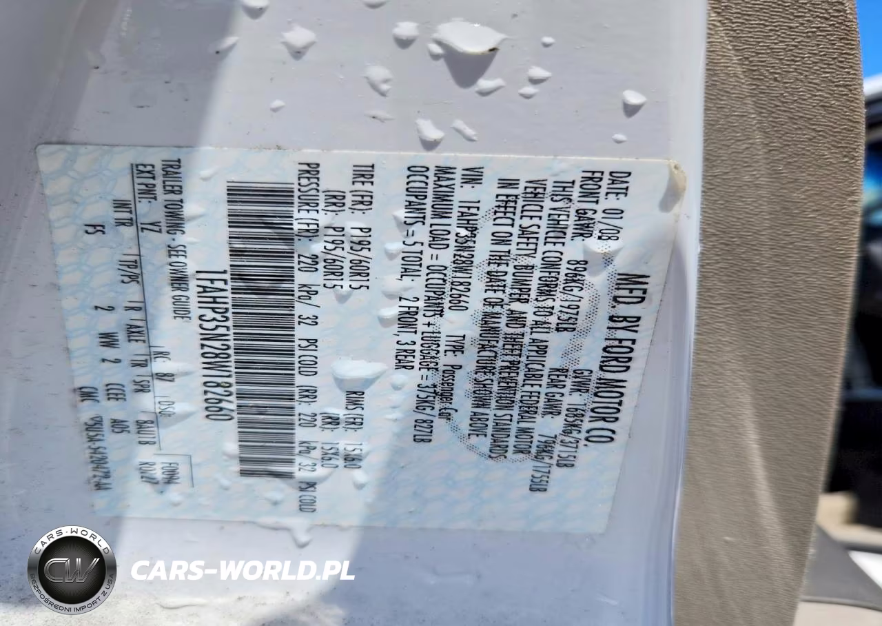 2008 Ford Focus Se VIN:1FAHP35N28W182660 - 12