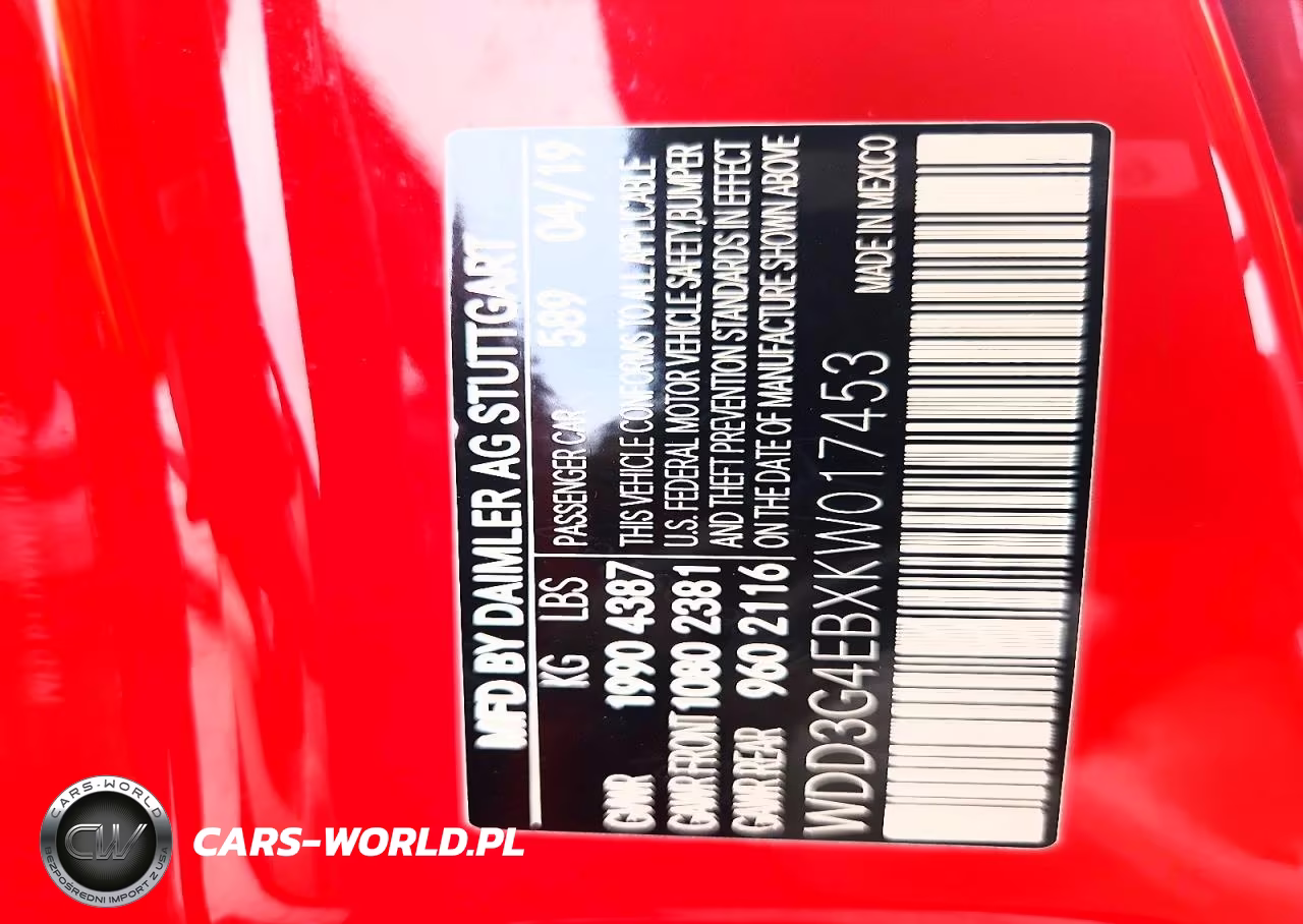 2019 Mercedes Benz A 220 VIN:WDD3G4EBXKW017453 - 12