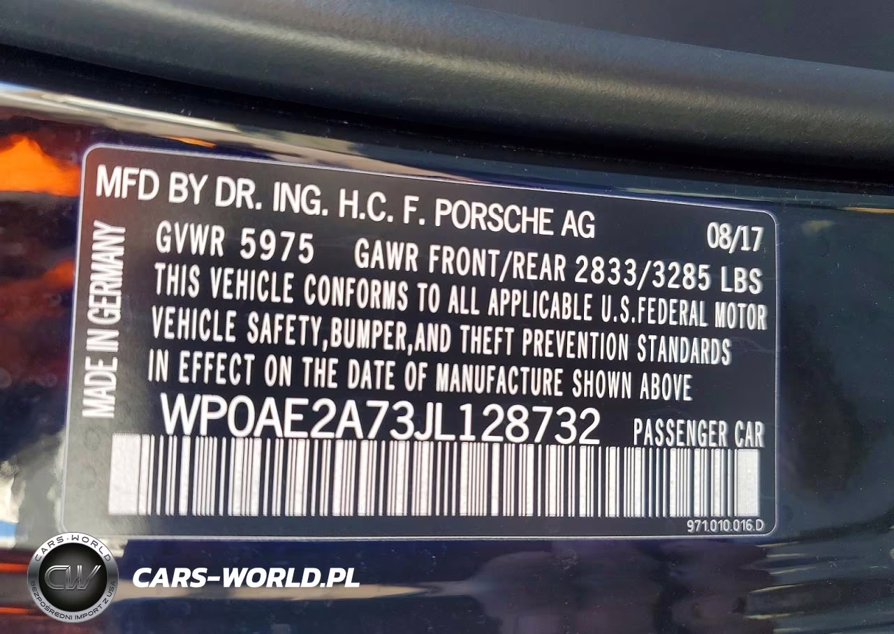 2018 Porsche Panamera 4 E-Hybrid VIN:WP0AE2A73JL128732 - 13