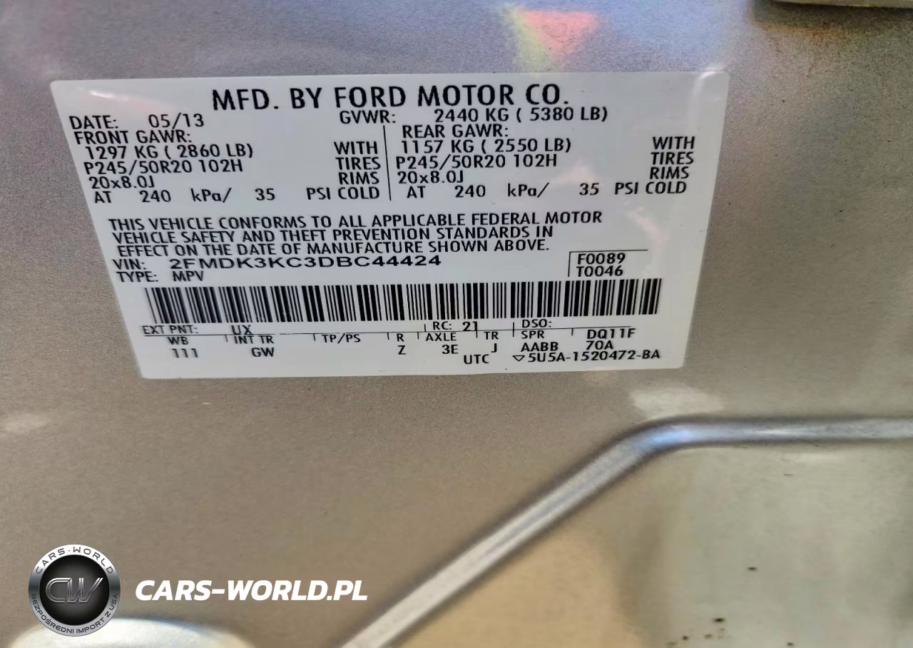 2013 Ford Edge Limited VIN:2FMDK3KC3DBC44424 - 14
