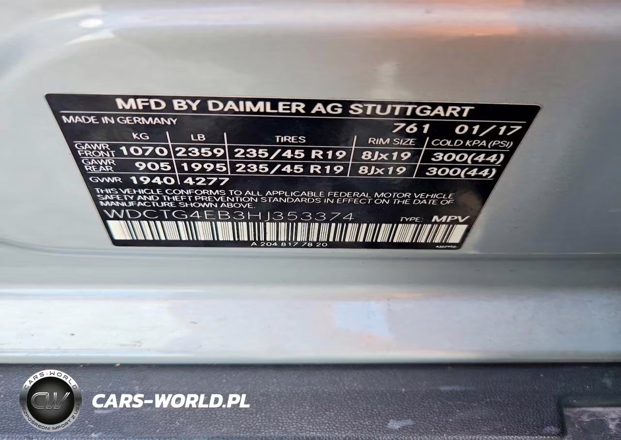 2017 Mercedes-Benz Gla 250 VIN:WDCTG4EB3HJ353374 - 12