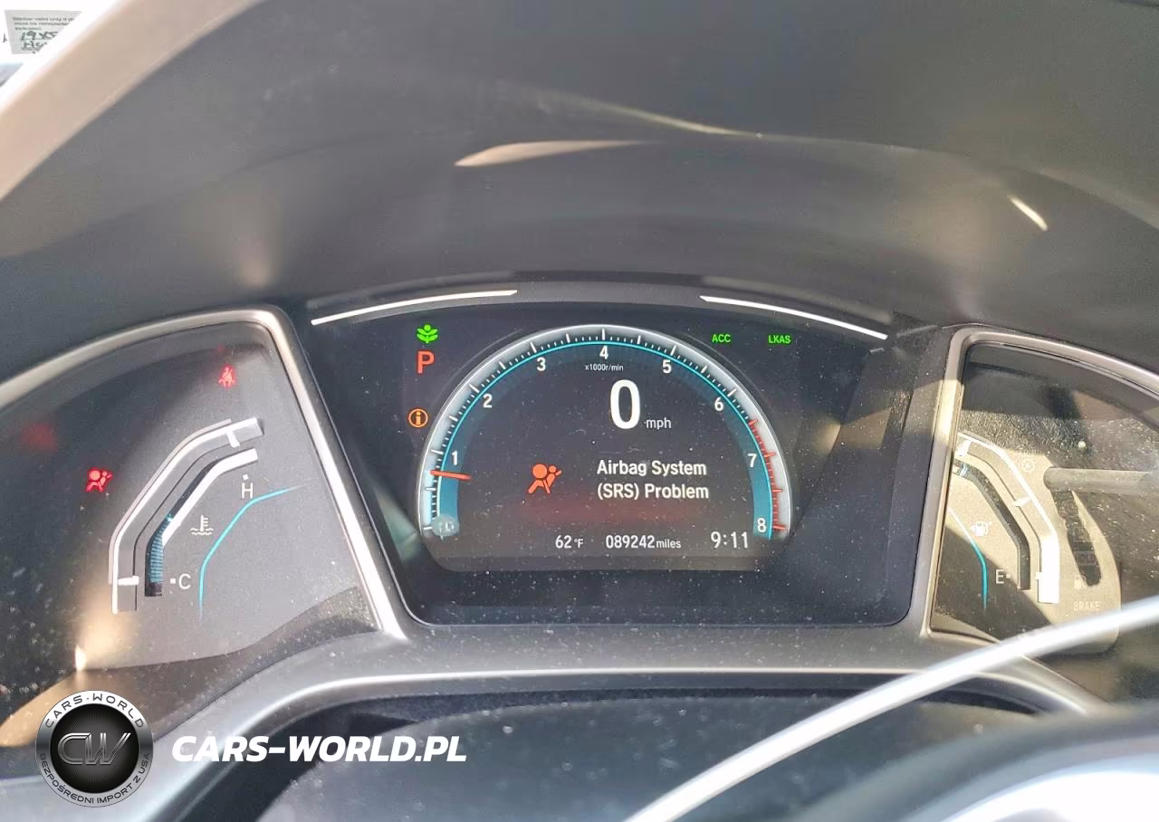 2019 Honda Civic Ex VIN:19XFC1F35KE012583 - 9