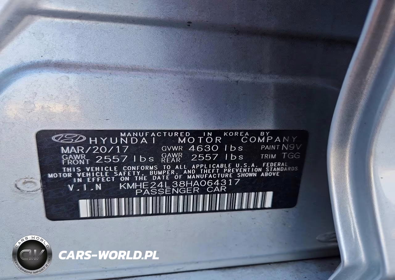 2017 Hyundai Sonata Hybrid Se VIN:KMHE24L38HA064317 - 12