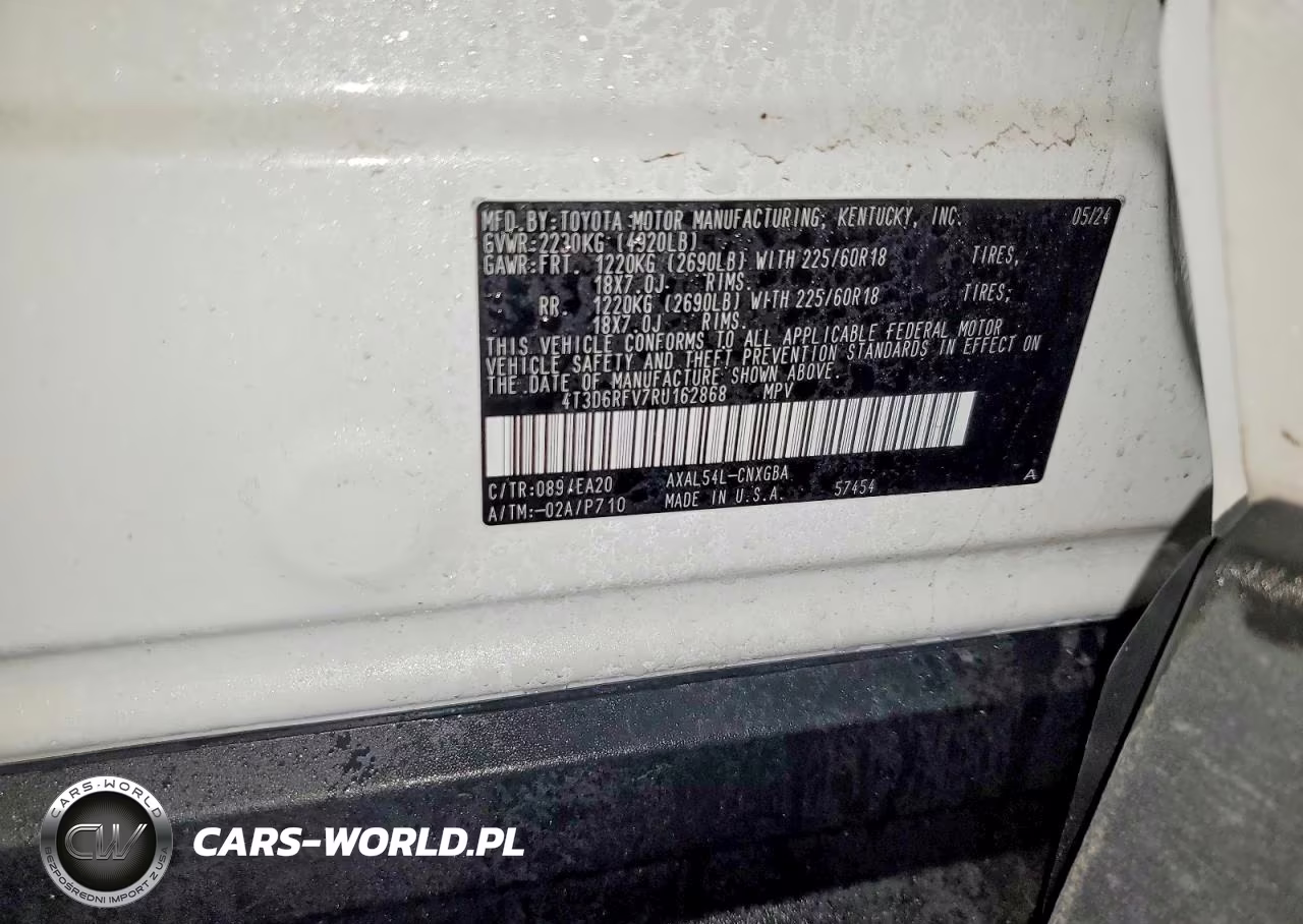 2024 Toyota Rav4 Limited VIN:4T3D6RFV7RU162868 - 14