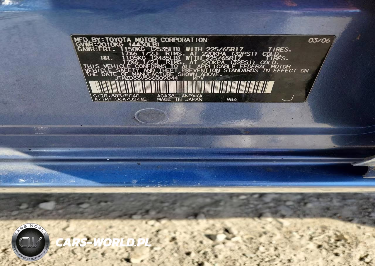 2006 Toyota Rav4 Base VIN:JTMZD33V566009044 - 13
