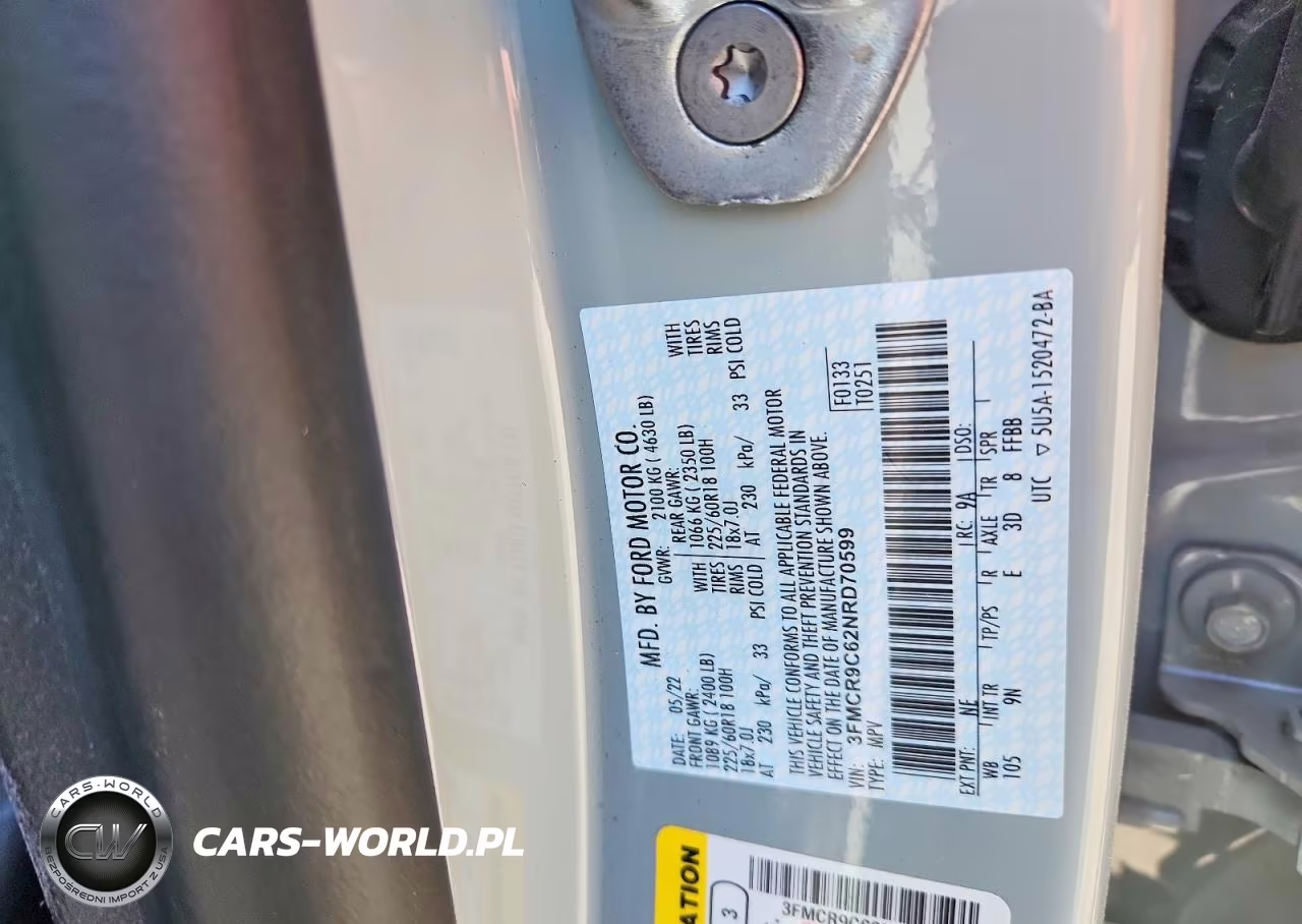 2022 Ford Bronco VIN:3FMCR9C62NRD70599 - 12