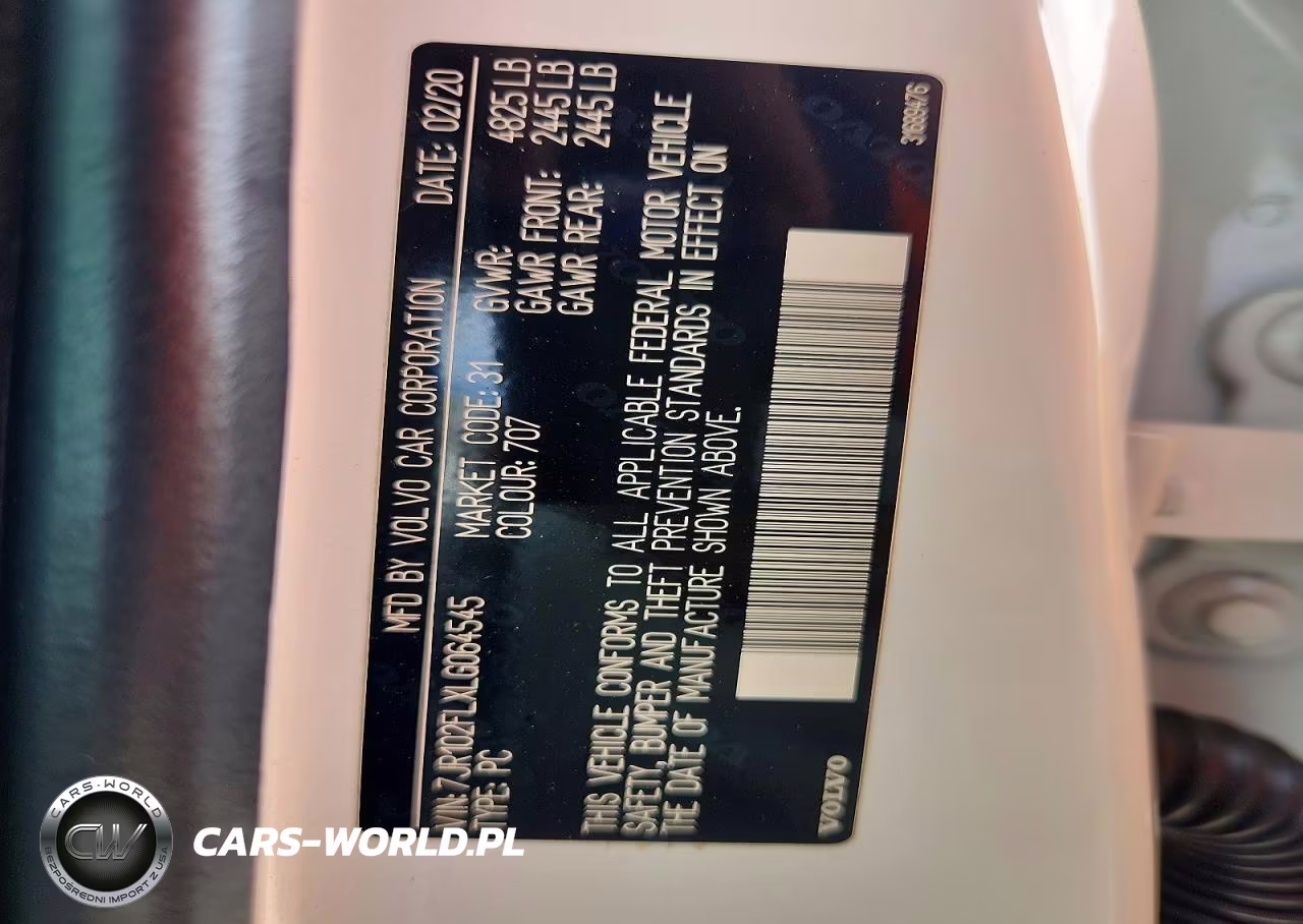 2020 Volvo S60 T5 Inscription VIN:7JR102FLXLG064545 - 12