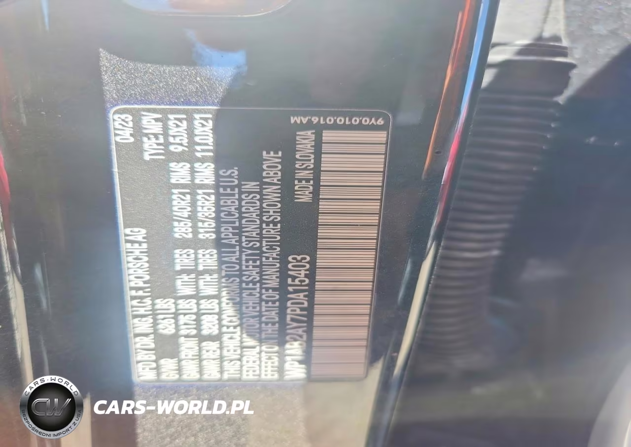 2023 Porsche Cayenne S VIN:WP1AB2AY7PDA15403 - 13